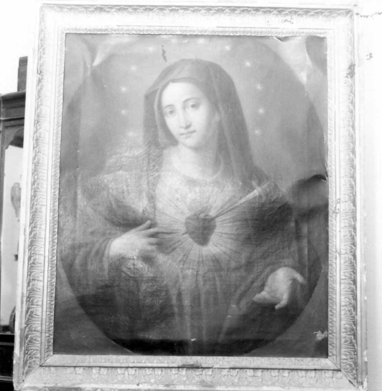 Sacro Cuore di Maria (dipinto) di Magnanini Biagio (prima metà sec. XIX)