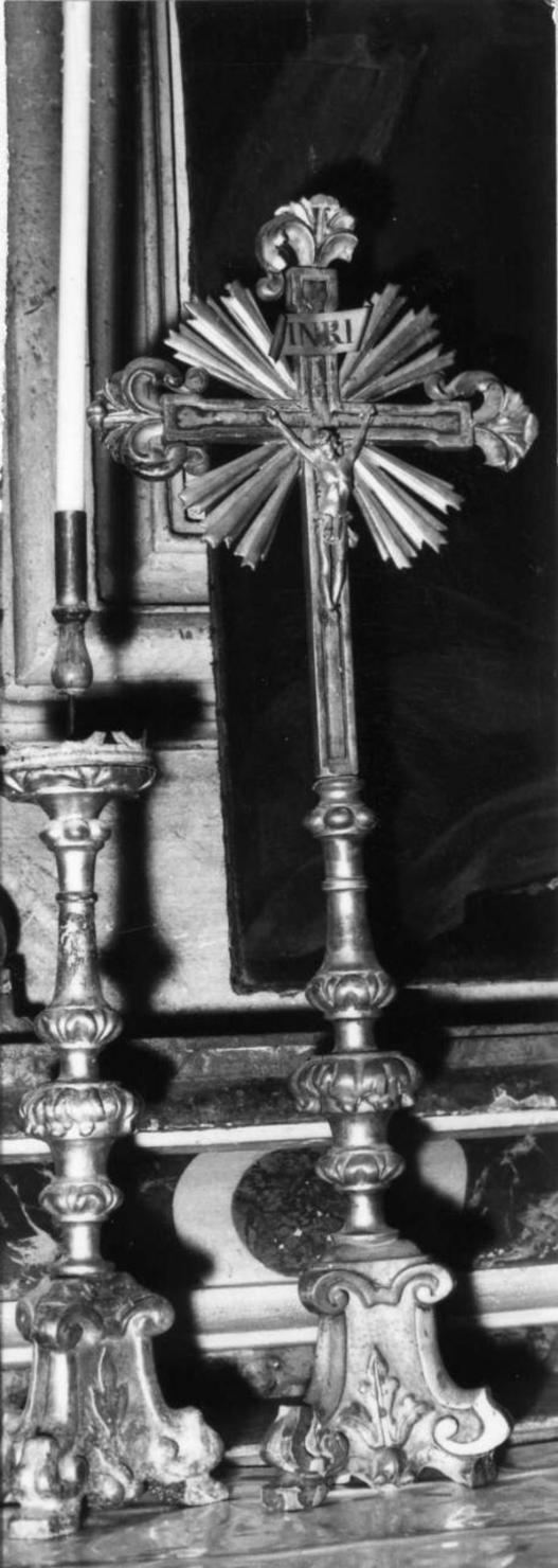 croce d'altare - bottega modenese (seconda metà sec. XVIII)