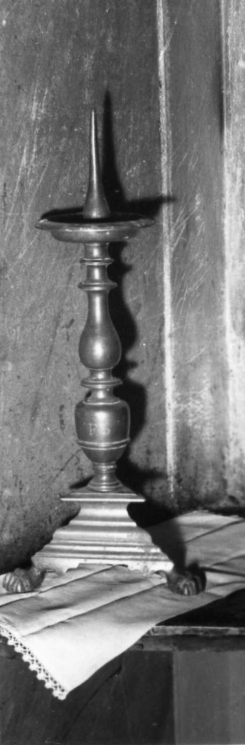 candeliere, serie - bottega emiliana (inizio sec. XVII)