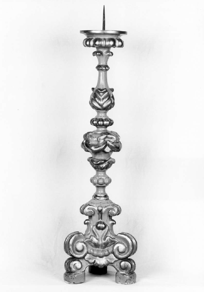candeliere, serie - manifattura reggiana (secc. XVIII/ XIX)