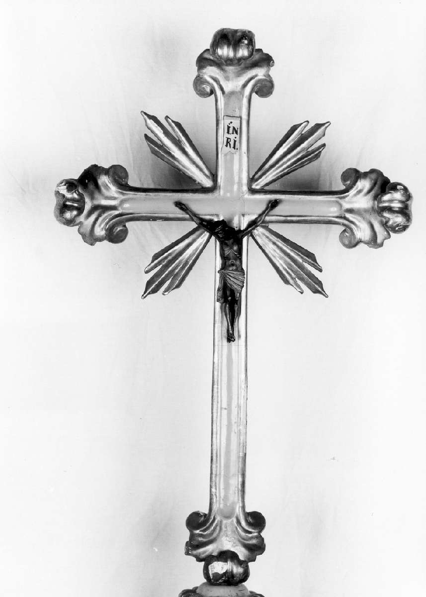 croce d'altare - manifattura reggiana (secc. XVIII/ XIX)