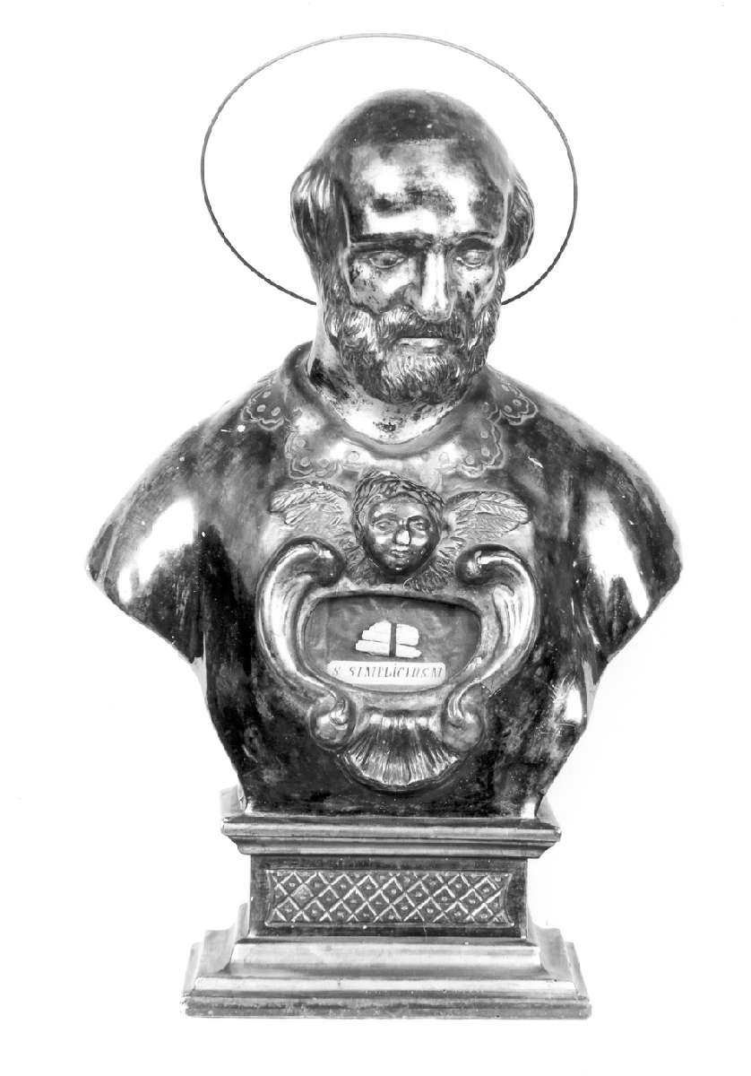 San Simplicio (reliquiario - a busto) - manifattura emiliana (secc. XVII/ XVIII)
