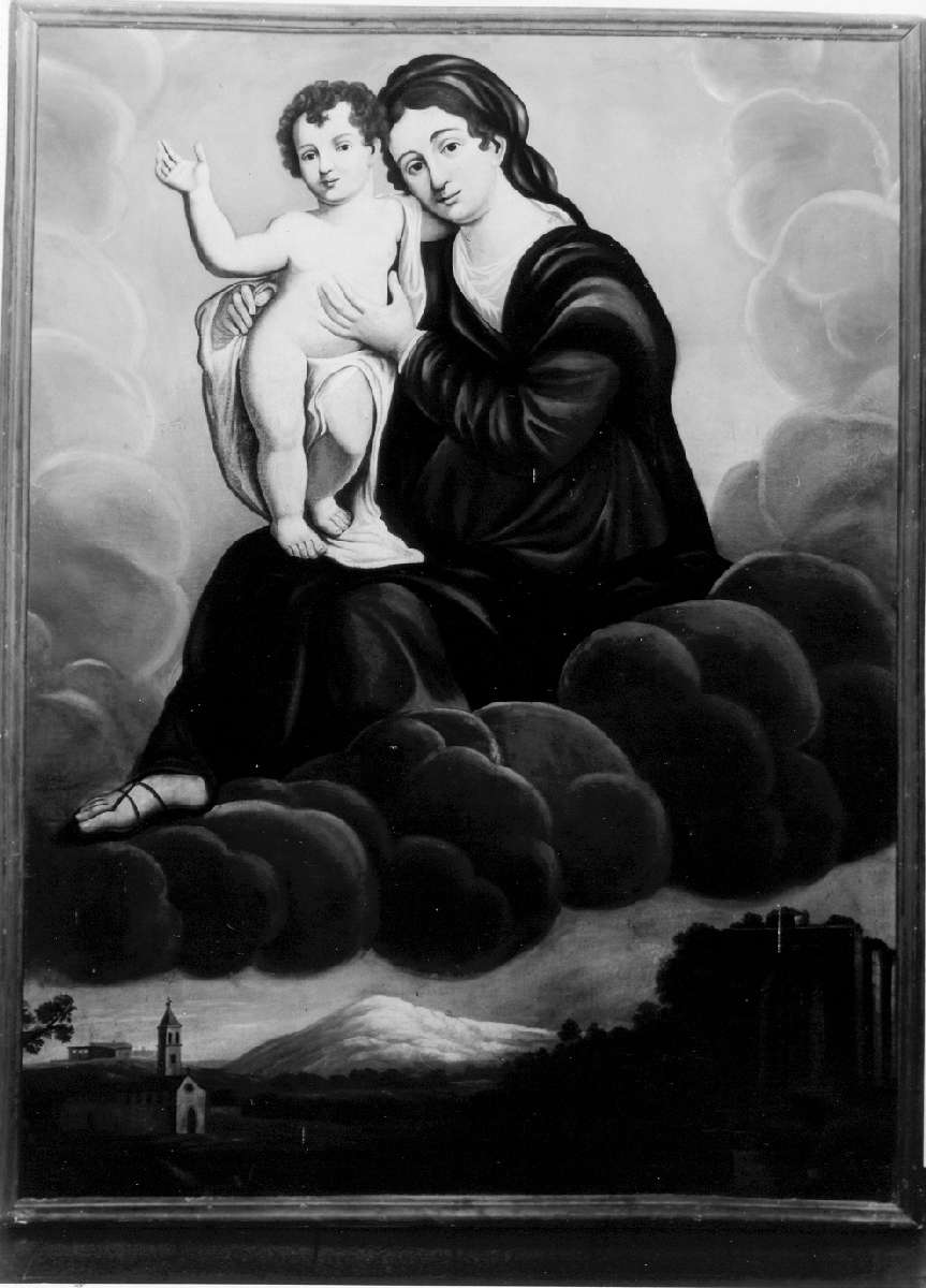 Madonna con Bambino (dipinto) - ambito reggiano (fine/inizio secc. XIX/ XX)