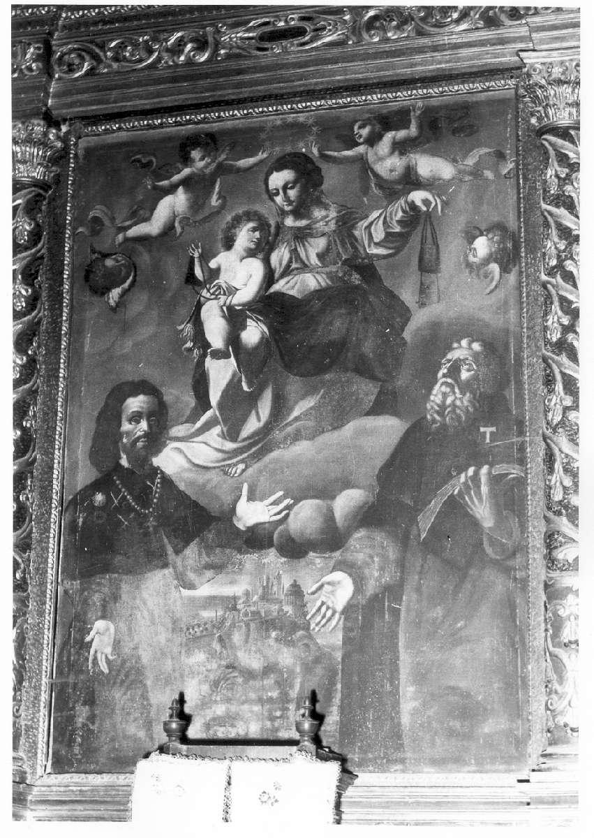 Madonna del Carmelo con San Rocco e Sant'Antonio Abate (dipinto) - ambito reggiano (terzo quarto sec. XVII)