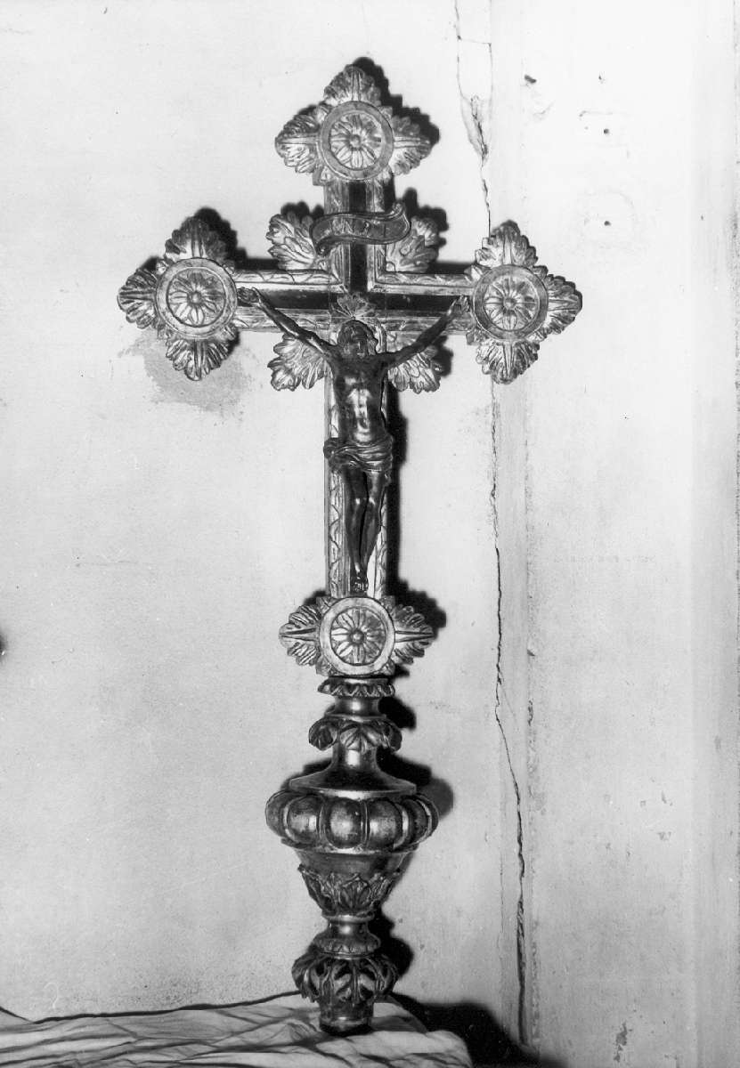 croce d'altare - manifattura emiliana (metà sec. XIX)