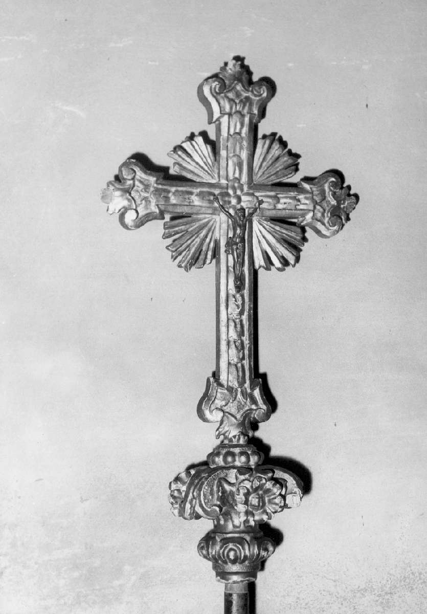 croce processionale - manifattura emiliana (metà sec. XVIII)