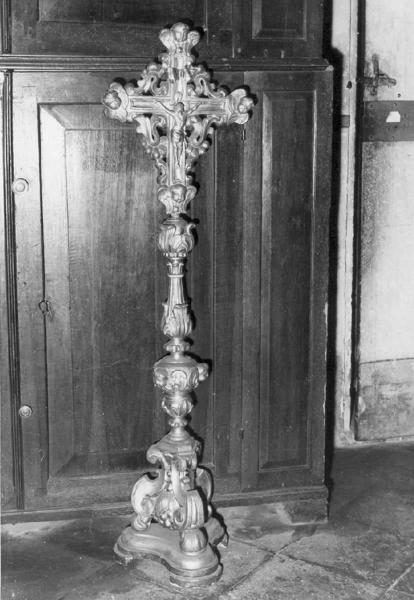 croce d'altare, elemento d'insieme - manifattura emiliana (seconda metà sec. XVII)