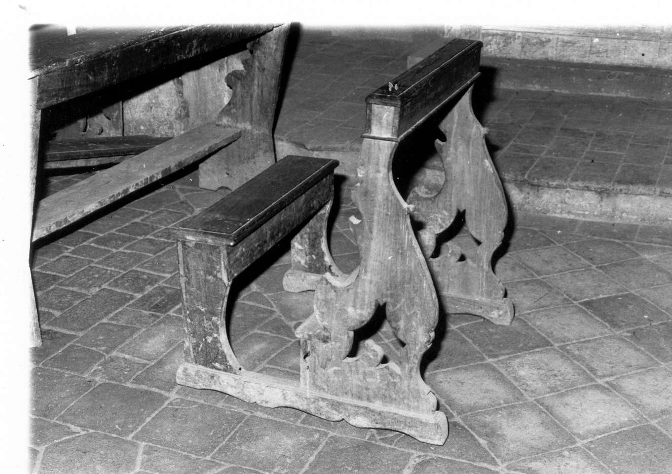 banco da chiesa - manifattura reggiana (sec. XIX)