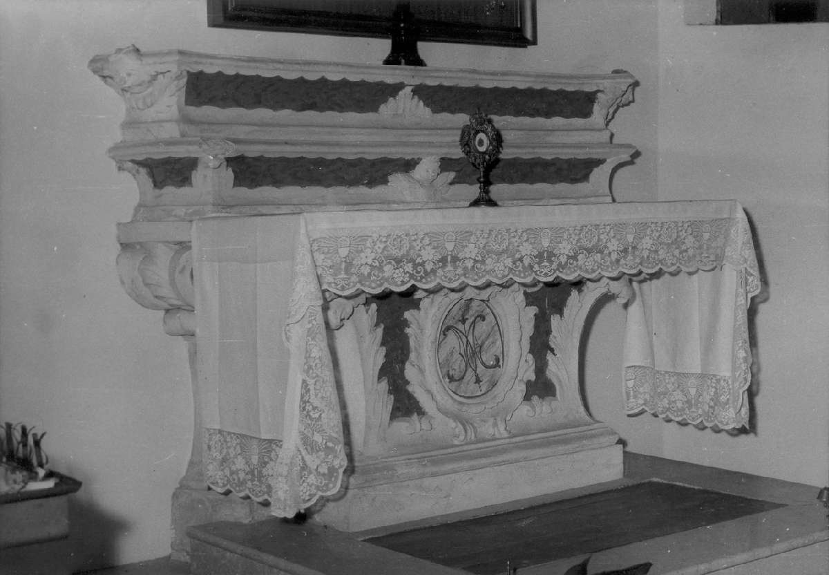 altare maggiore - manifattura modenese (seconda metà sec. XVIII)