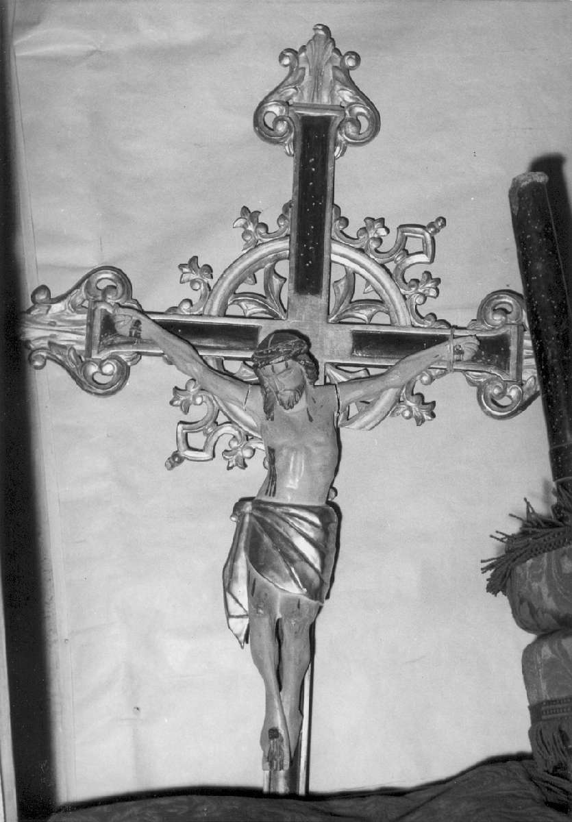 croce processionale - manifattura modenese (metà sec. XIX)