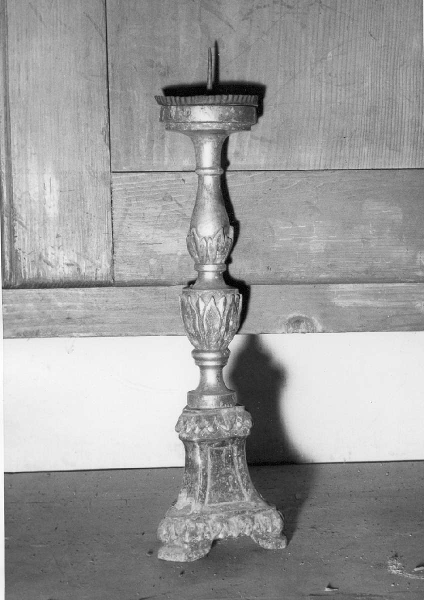 candeliere, serie - manifattura modenese (prima metà sec. XIX)