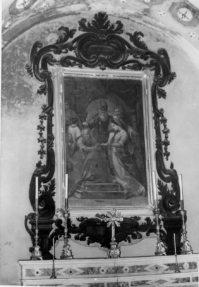 Sposalizio di Maria Vergine (dipinto) - ambito modenese (seconda metà sec. XVIII)