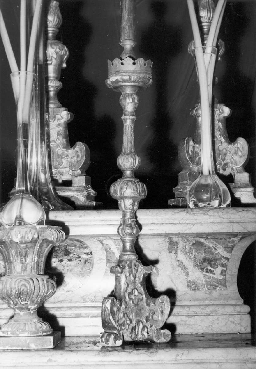 candeliere, serie - manifattura modenese (seconda metà sec. XVIII)