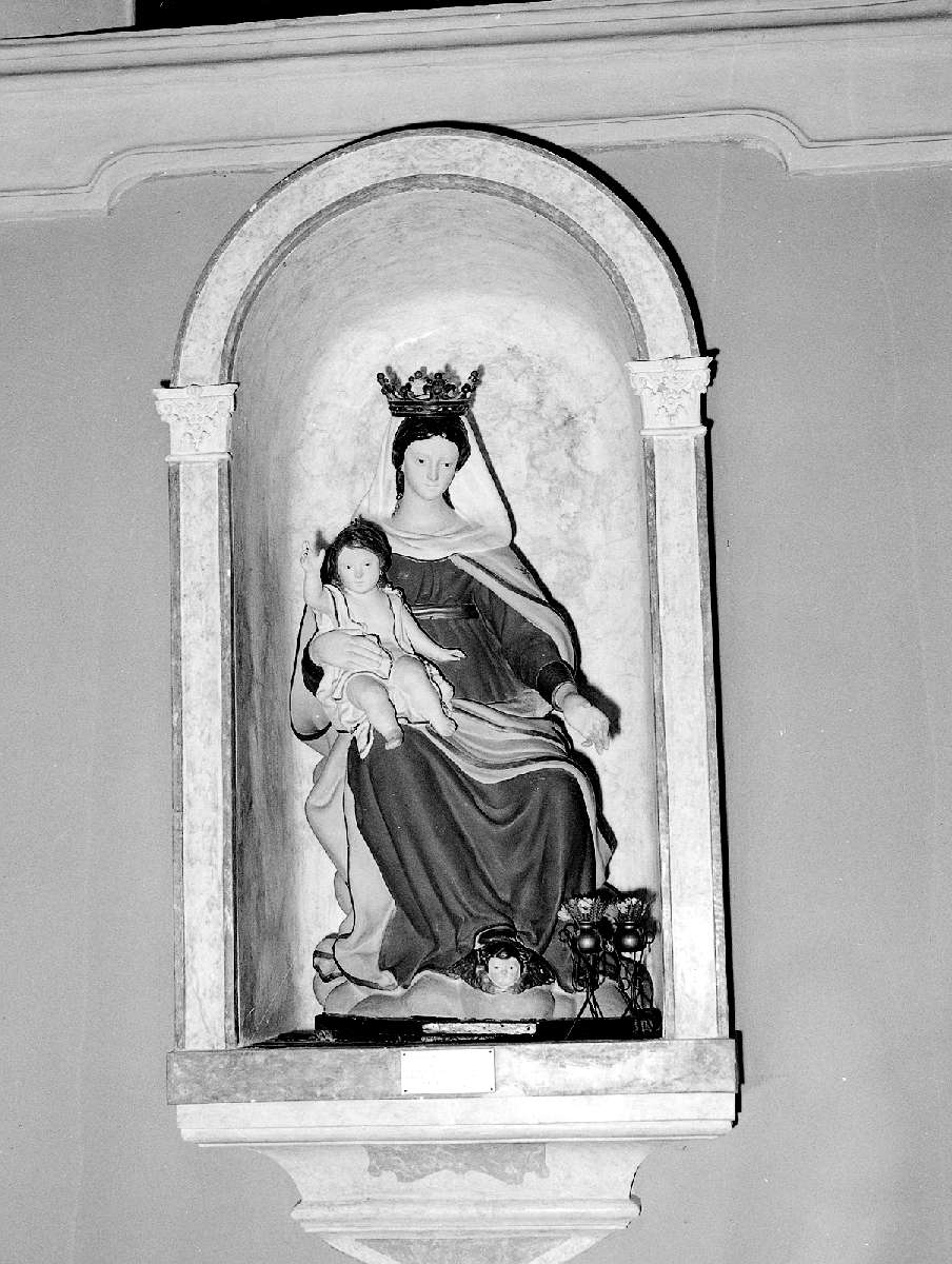 Madonna con Bambino (statua) - manifattura emiliana (metà sec. XVIII)
