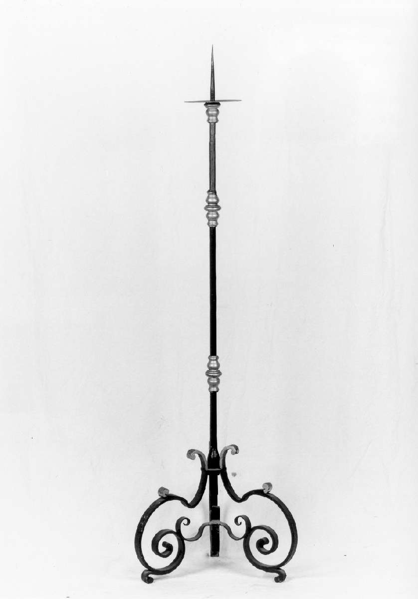 candelabro funebre, serie - manifattura emiliana (seconda metà sec. XVII)