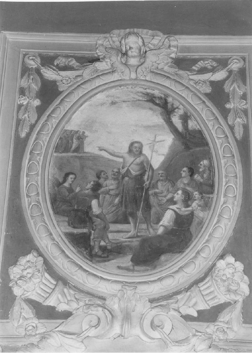 San Giovanni Battista predica nel deserto (dipinto) di Mundici Geminiano - ambito emiliano (seconda metà sec. XVIII, sec. XIX)