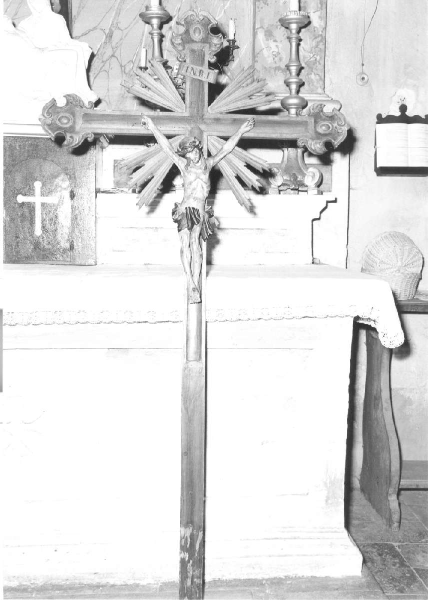 croce processionale - ambito emiliano (seconda metà sec. XVIII)
