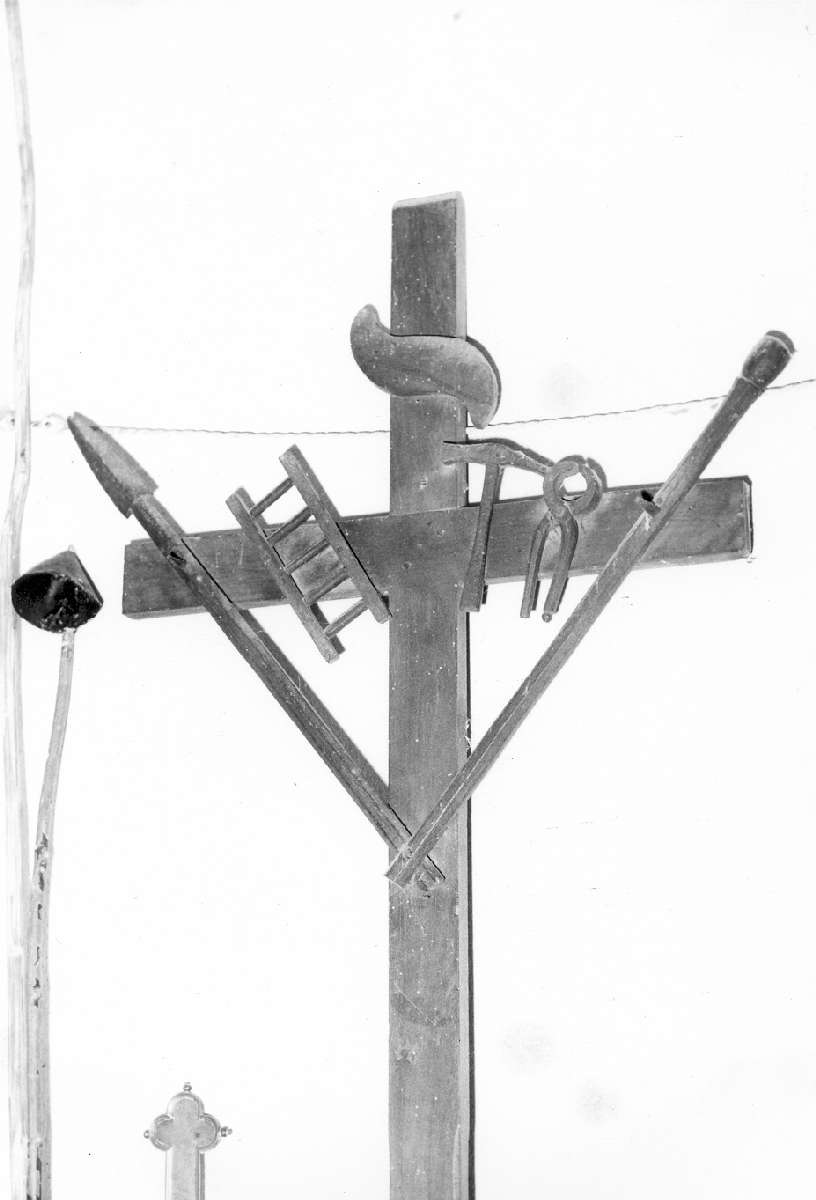 croce penitenziale - manifattura reggiana (metà sec. XIX)