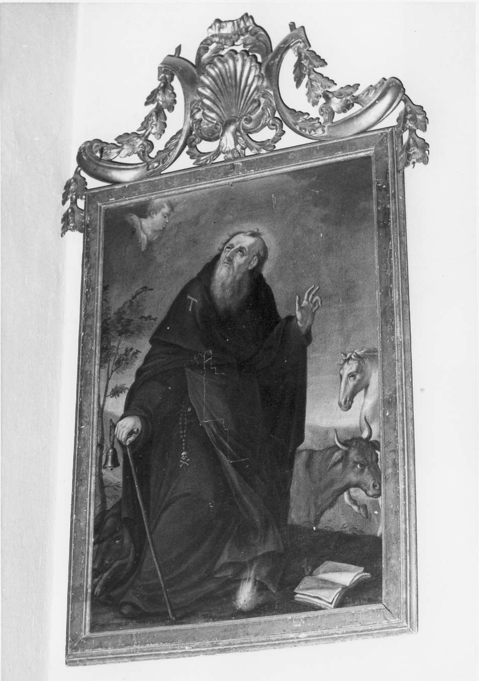 Sant'Antonio Abate (dipinto) - ambito emiliano-lombardo (fine/inizio secc. XVII/ XVIII)