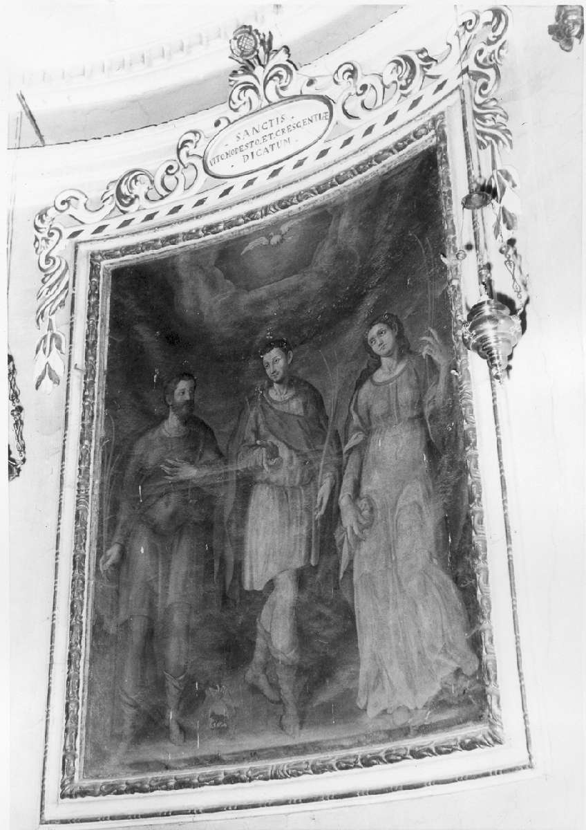 San Vito, San Modesto, Santa Crescenzia (dipinto) - ambito reggiano (fine/inizio secc. XVI/ XVII)