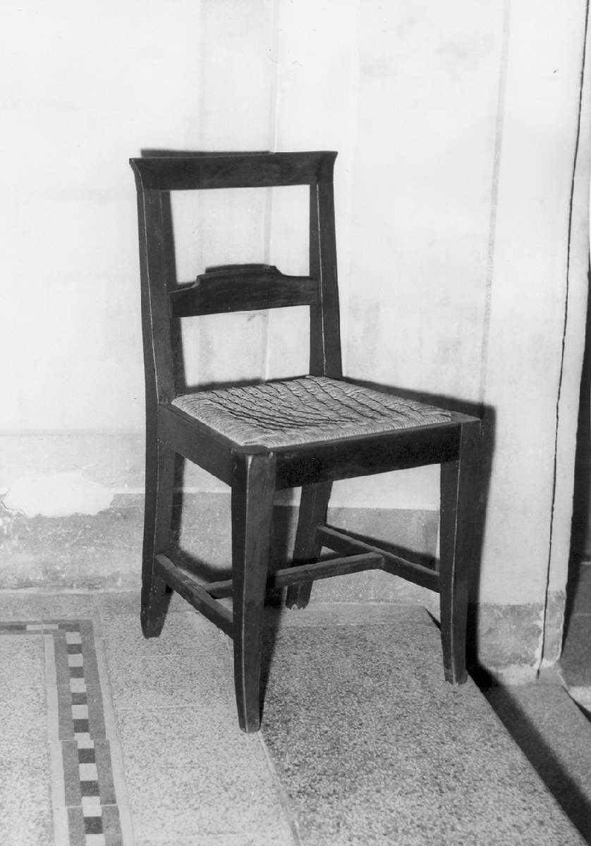 sedia, serie - manifattura reggiana (sec. XIX)