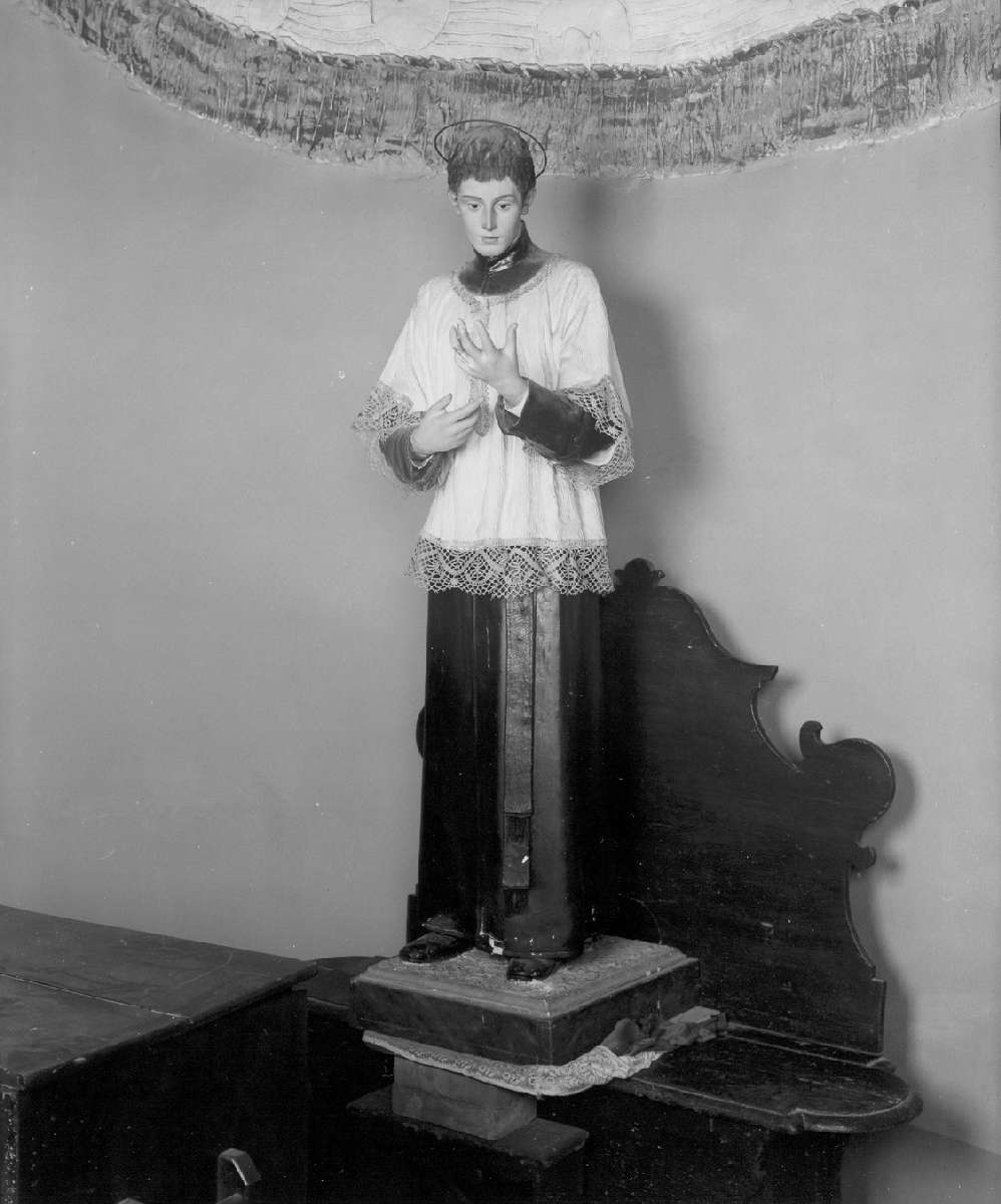 San Luigi Gonzaga (statua) - ambito emiliano (fine/inizio secc. XIX/ XX)