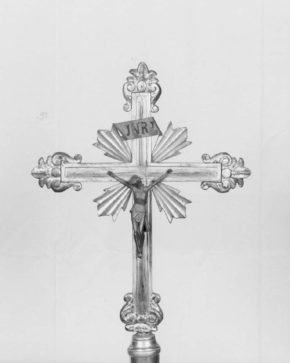 croce d'altare - manifattura emiliana (prima metà sec. XIX)