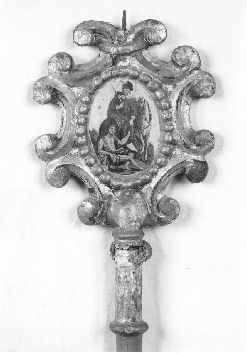 emblema di confraternita, serie - manifattura emiliana (secc. XVIII/ XIX)