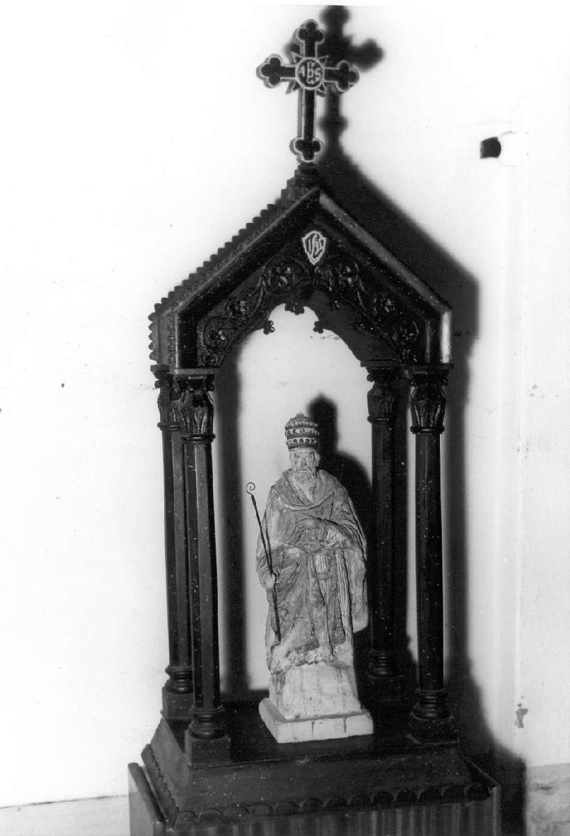 San Silvestro papa (statuetta devozionale) - ambito emiliano (primo quarto sec. XVI)