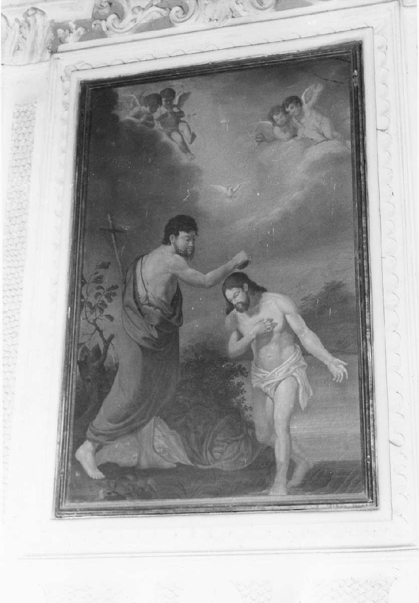 battesimo di Cristo (dipinto) - ambito emiliano (seconda metà sec. XVIII)