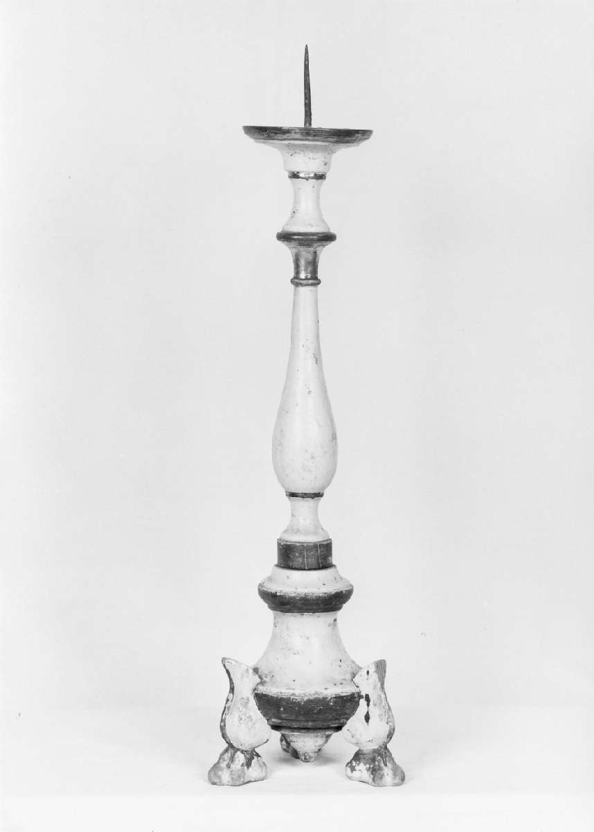 candeliere, serie - manifattura emiliana (prima metà sec. XIX)