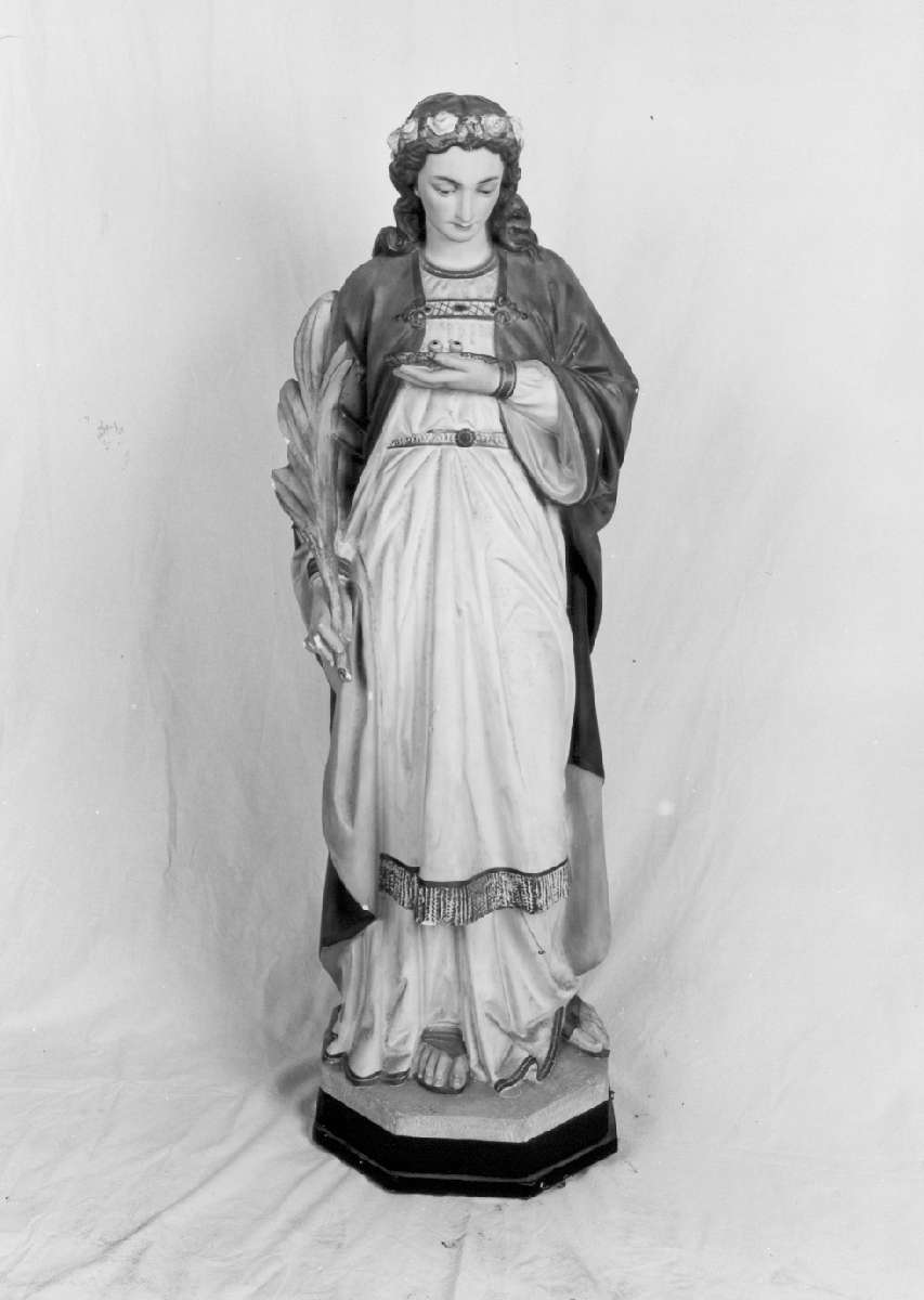 Santa Lucia (statua) - manifattura italiana (primo quarto sec. XX)