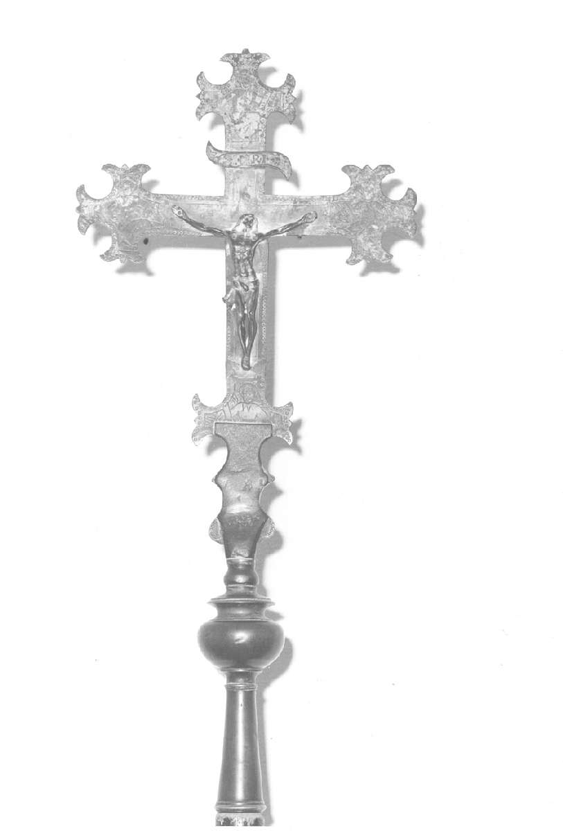 croce processionale - manifattura emiliana (prima metà sec. XVII)