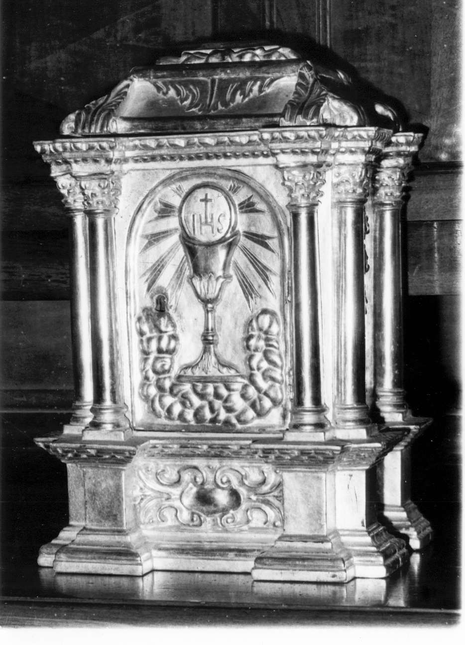 tabernacolo - a tempietto - manifattura emiliana (secc. XVII/ XVIII)