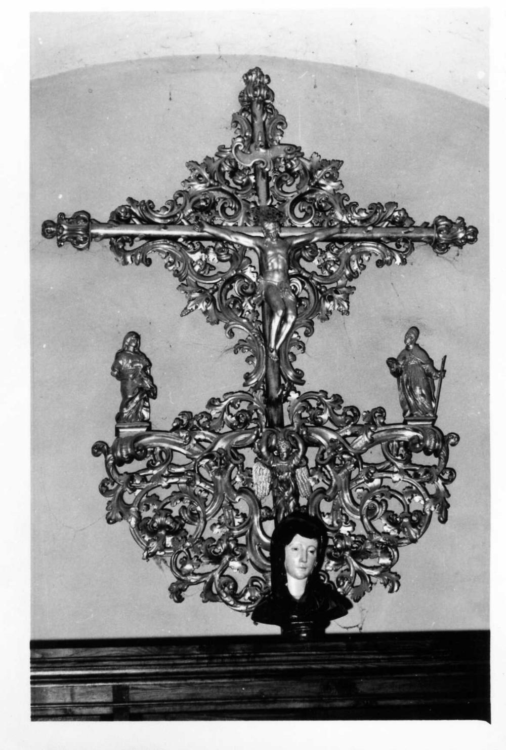 croce processionale - bottega bolognese (inizio sec. XVIII)
