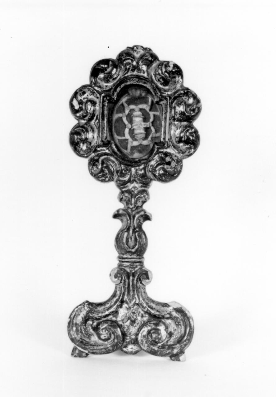 reliquiario - a ostensorio, serie - bottega modenese (sec. XVIII)