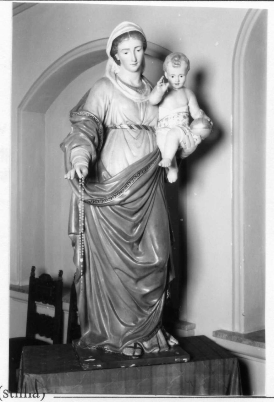 Madonna con Bambino (statua) - bottega emiliana (sec. XIX)