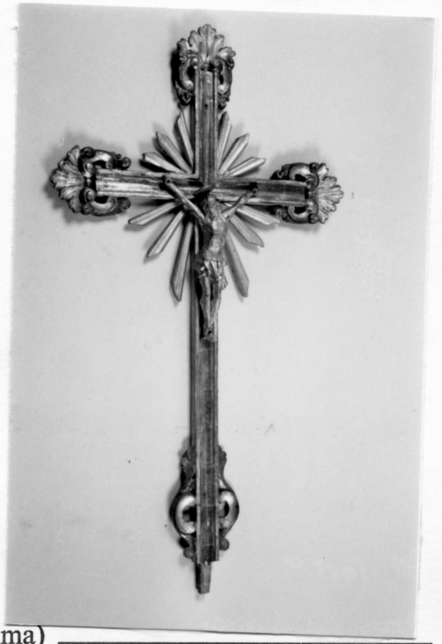 Cristo crocifisso (croce d'altare) - bottega modenese (sec. XVIII)