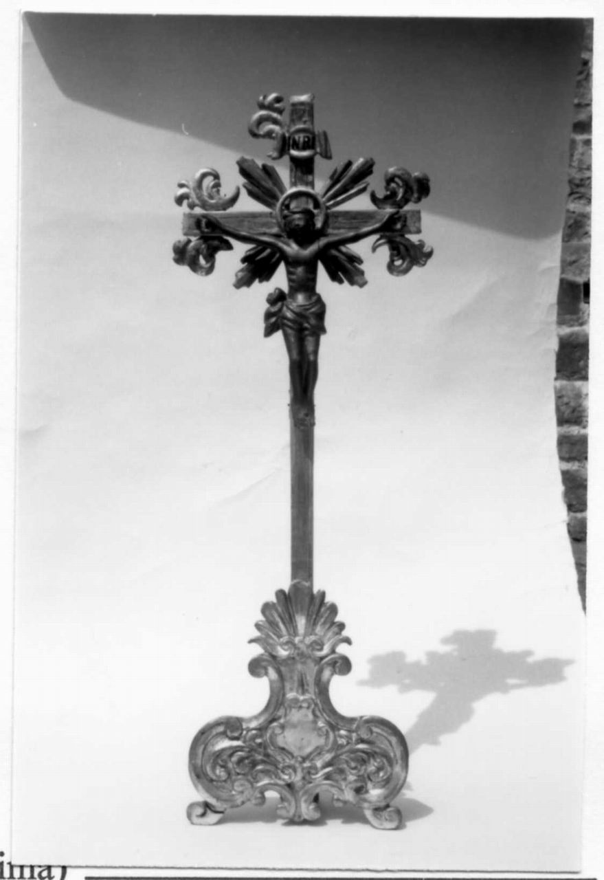 Cristo crocifisso (croce d'altare) - bottega modenese (sec. XVIII)