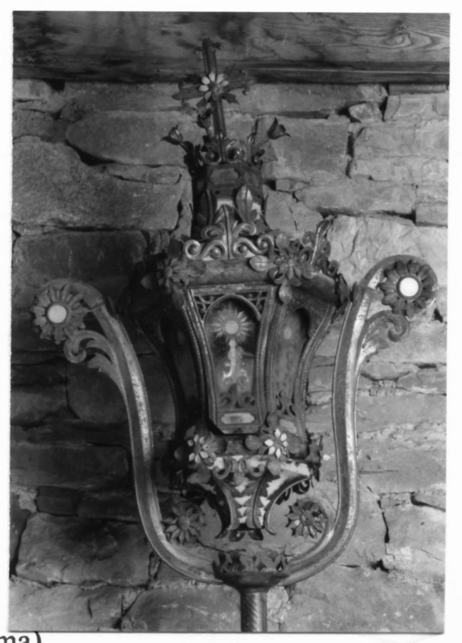 lanterna processionale, serie - bottega modenese (seconda metà sec. XIX)