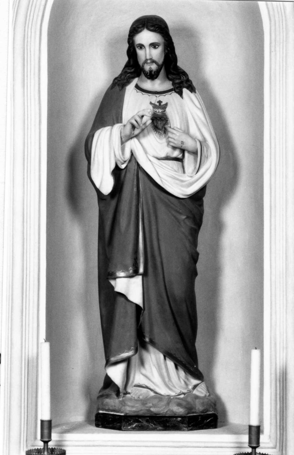 Sacro Cuore di Gesù (statua) - bottega emiliana (primo quarto sec. XX)