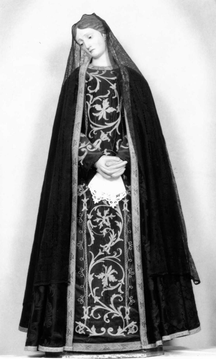Madonna Addolorata (statua) - bottega emiliana (fine/inizio secc. XIX/ XX)