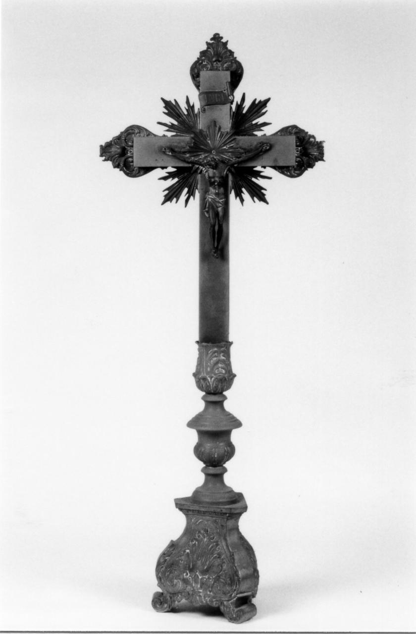 croce d'altare - bottega emiliana (ultimo quarto sec. XIX)