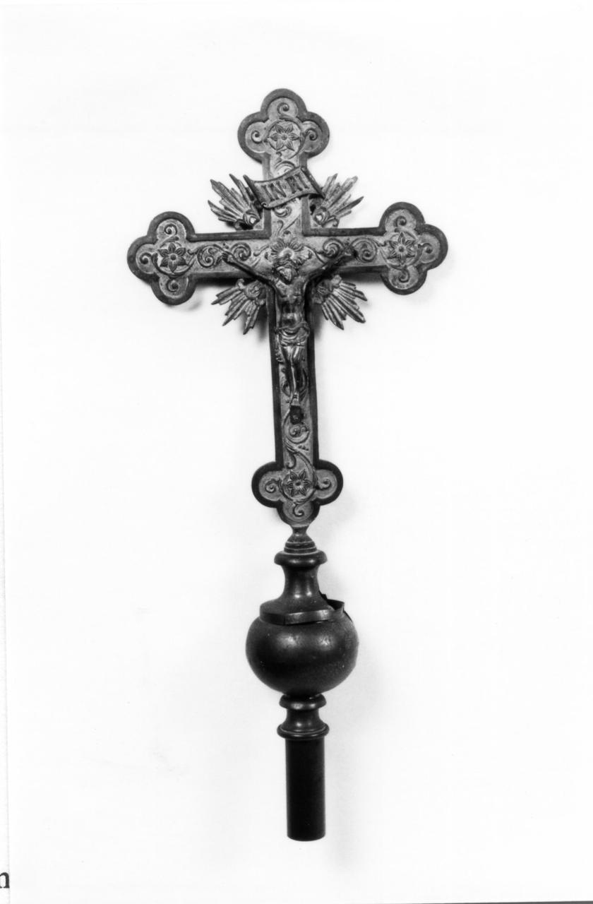 croce processionale - bottega italiana (primo quarto sec. XX)