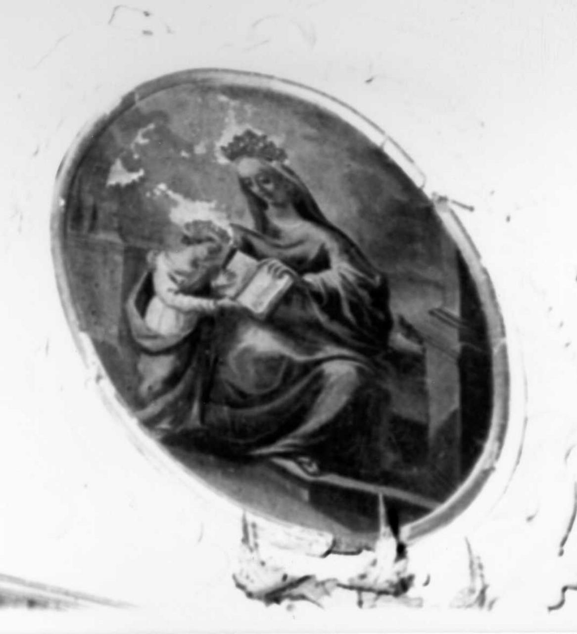Sant'Anna insegna a leggere a Maria Vergine (dipinto) - ambito reggiano (seconda metà sec. XVIII)
