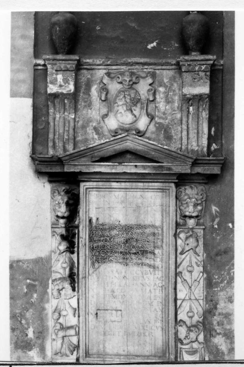 monumento funebre di Sogari Prospero detto Clemente (scuola) (sec. XVI)
