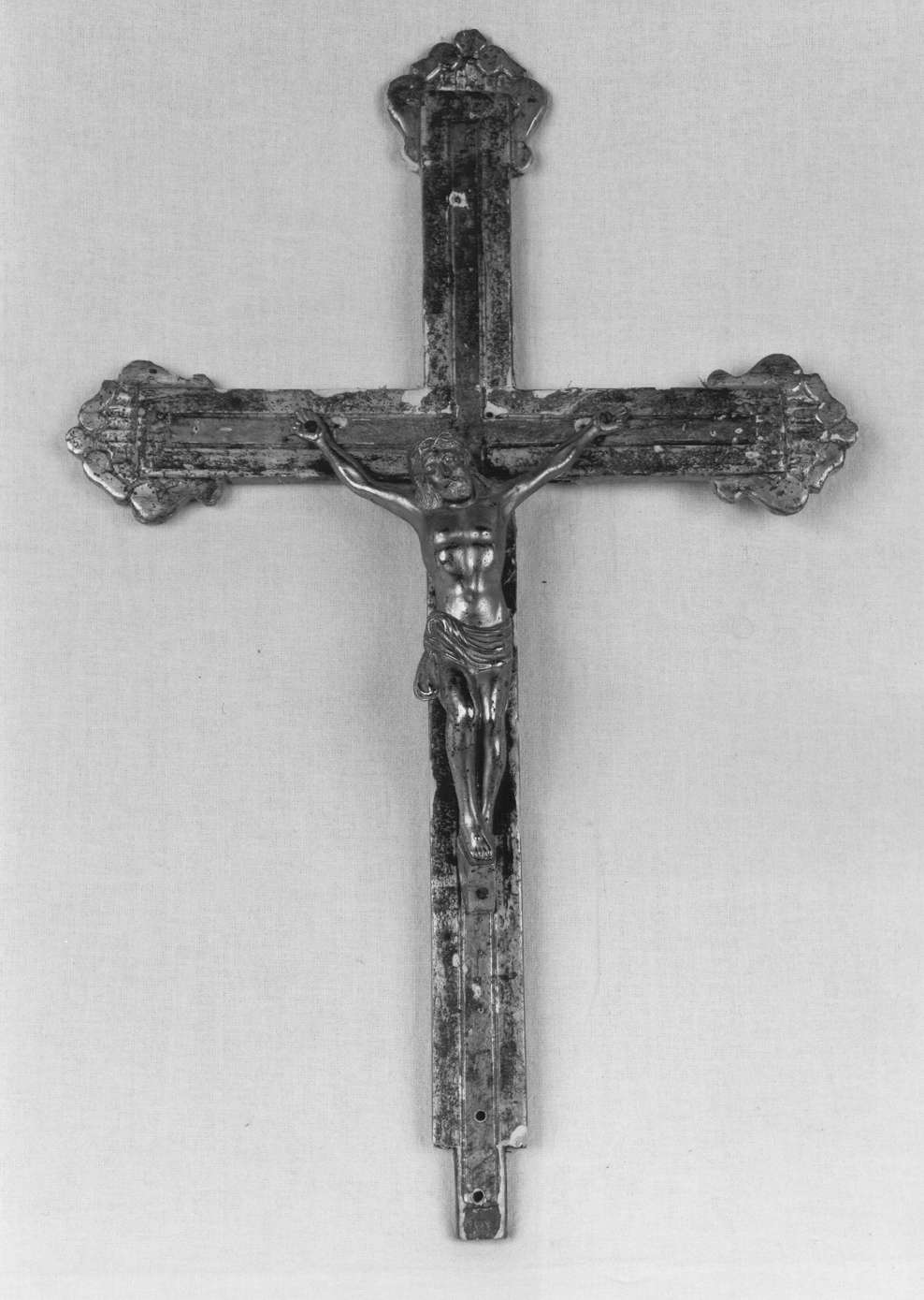 croce processionale - manifattura emiliana (inizio sec. XIX)
