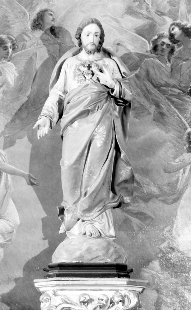 Sacro Cuore di Gesù (statua) - manifattura emiliana (sec. XIX)