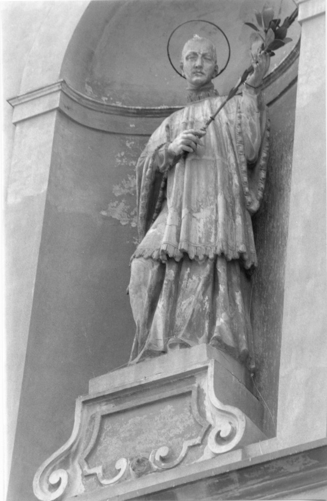 San Luigi Gonzaga (scultura) - ambito bolognese (sec. XVIII)