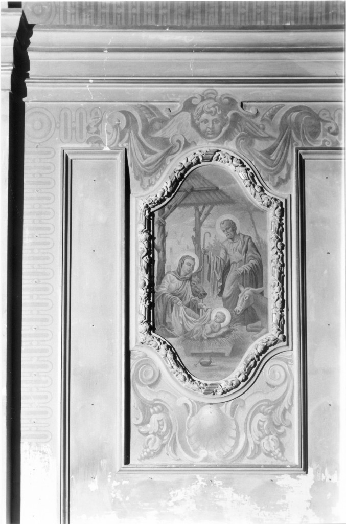 Spirito Santo; Natività; presentazione di Gesù al tempio (dipinto) - ambito modenese (inizio sec. XX)